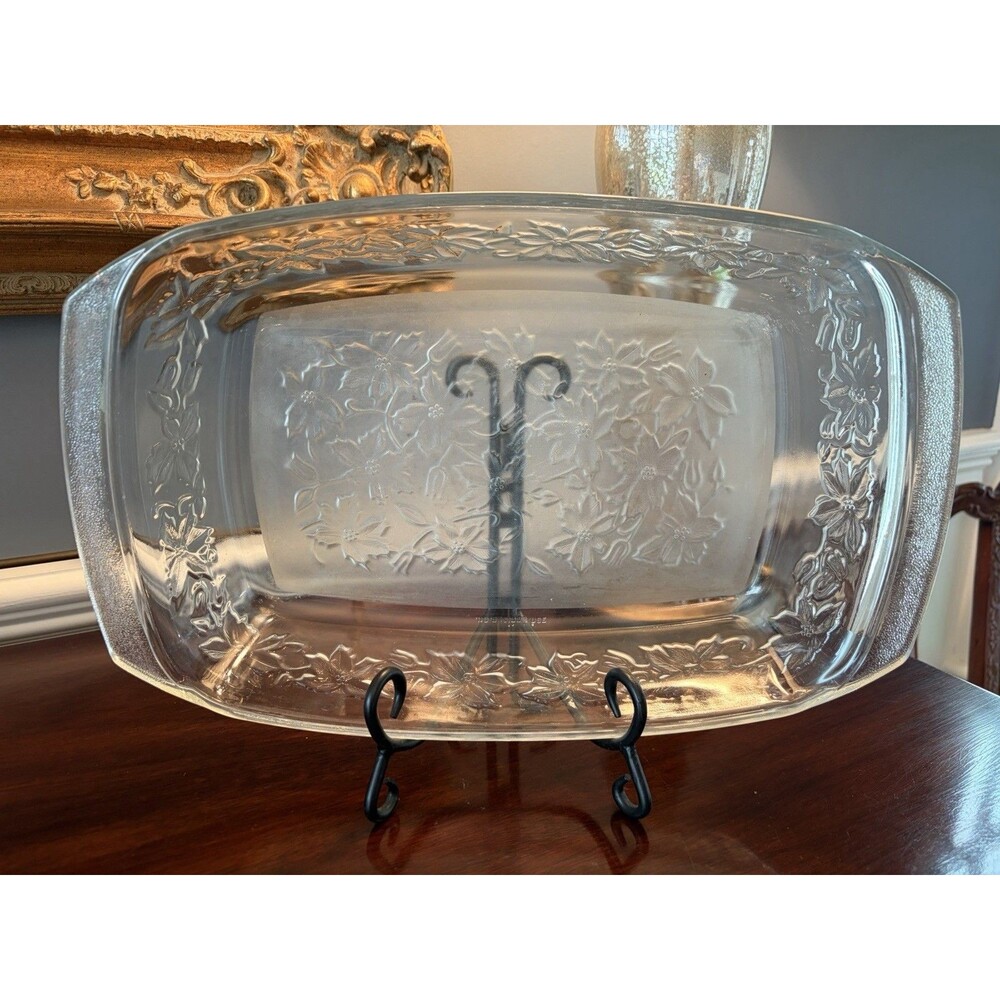 Princess House Fantasia Large Casserole Dish 15" x 9.5” Baking Dish Vintage